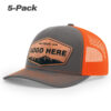 Charcoal/Orange