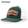 Dark Green/White