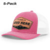 Hot Pink/White