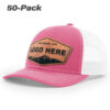 Hot Pink/White