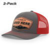 Charcoal/Red