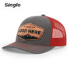 Charcoal/Red