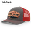 Charcoal/Red
