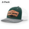 Dark Green/White/Heather Grey