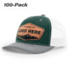 Dark Green/White/Heather Grey