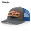 Charcoal/Royal Blue