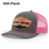 Charcoal/Hot Pink