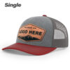 Heather Grey/Charcoal/Cardinal