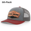 Heather Grey/Charcoal/Cardinal