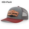 Heather Grey/Charcoal/Cardinal