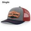Heather Grey/Cardinal/Navy