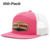 Hot Pink/White