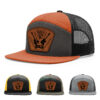 Charcoal/Burnt Orange/Black