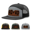 Heather Grey/Black/Black