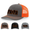 Charcoal/Orange