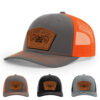 Charcoal/Orange