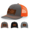 Charcoal/Orange