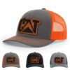 Charcoal/Orange