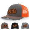 Charcoal/Orange