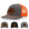 Charcoal/Orange