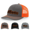Charcoal/Orange