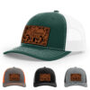 Dark Green/White