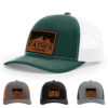 Dark Green/White