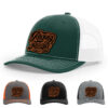 Dark Green/White