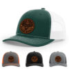 Dark Green/White