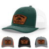 Dark Green/White