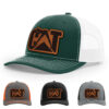 Dark Green/White