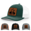 Dark Green/White