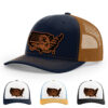 Navy/Brown