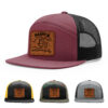 Burgundy/Black
