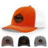Orange/White