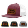 Burgundy/White