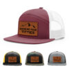 Burgundy/White