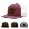 Burgundy/White