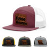 Burgundy/White