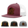 Burgundy/White