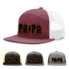 Burgundy/White