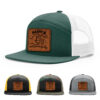 Dark Green/White