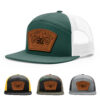 Dark Green/White