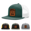 Dark Green/White