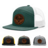 Dark Green/White