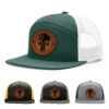 Dark Green/White