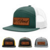 Dark Green/White