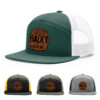 Dark Green/White