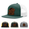 Dark Green/White