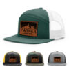 Dark Green/White